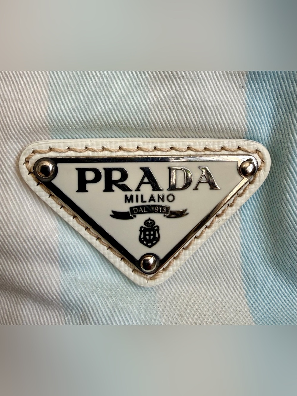 Vintage Prada Tessuto Stampato 2WAY Tote / Shoulder Bag B2052G - Picture 8 of 11